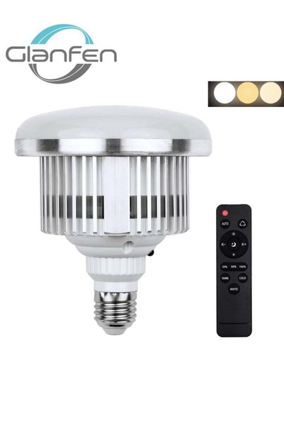 glanfen مصباح LED للتصوير الفوتوغرافي بقوة 105 واط مع جهاز تحكم عن بعد، ودرجة...