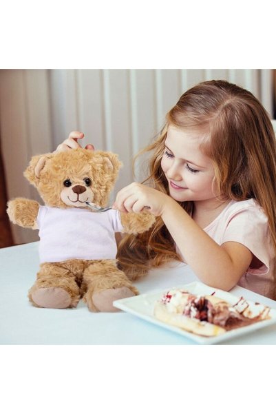 Küçük AMERİKALI Erkek Kız Bebeğe Hediye Değerli Ayıcık Peluş Özel Ne - İngilizce Kahve Kupa Bardak