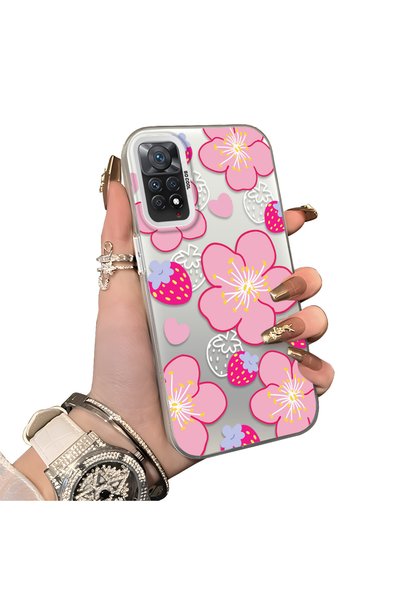 Hontinga Redmi Note 11 Pro 4G-Compatible Silicone Edge-to-Edge Hard Back Case...