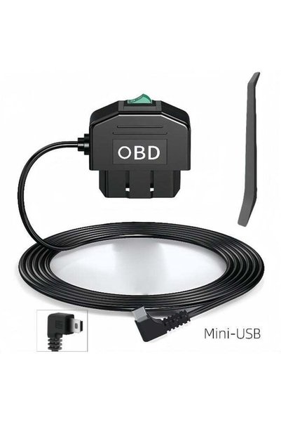 Velaro مجموعة أسلاك توصيل OBD صغيرة بمنفذ USB لكاميرا لوحة القيادة، 90 °   مو...