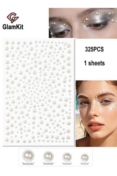 GENERAL GlamKit 1980+ Pieces Self-Adhesive Gem Stickers, 12 Sheets Rhinestone...