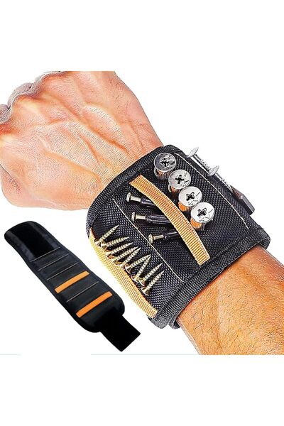 Senbos Magnetic Wristband with 15 Strong Magnets for Holding Screws Nails Dri...