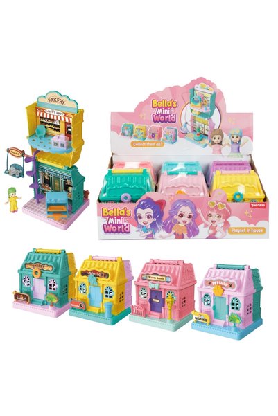 Toi-Toys Σετ 6 μίνι παιχνιδοσετ, Κουκλόσπιτο -