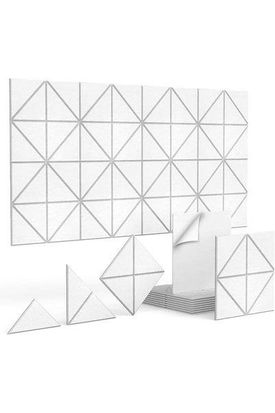 KASTWAVE Acoustic Panels Sound Absorbing, 12 Pack 12X12X0.4 Inches High Densi...