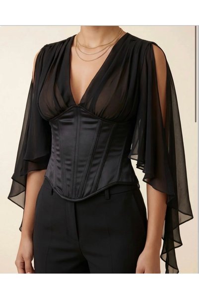 Generic Brand Top Corset Noir