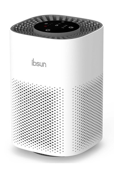 ibsun جهاز تنقية الهواء لغرفة النوم، يصل إلى 20 مترًا مربعًا، 360 درجة. °   م...