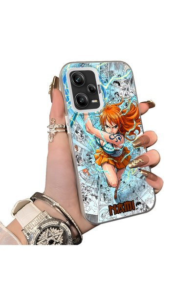 Hontinga Redmi Note 12 Pro 5G Compatible Silicone Hard-Edge Back Case with "N...