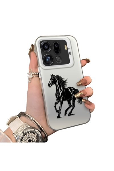 Hontinga OPPO Find X9 Pro 5G Compatible Silicone Hard-Edge Back Case with Pat...