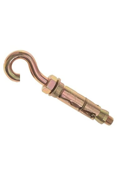 Generic STEEL HOOK BOLT WITH SHIELD ANCHOR M6 X 56mm