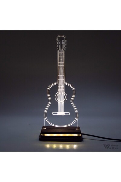 Generic Brand Φωτιστικό LED "Κλασική Κιθάρα" W00940 Πολύχρωμο