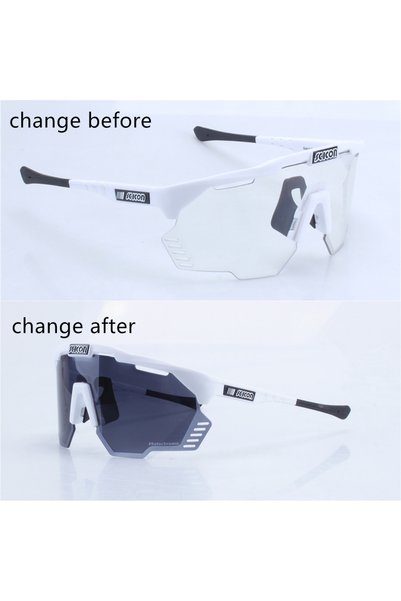 Choice نظارات شمسية للدراجات من سايكون AEROSHADE KUNKEN UV400 للرجال، مناسبة ...