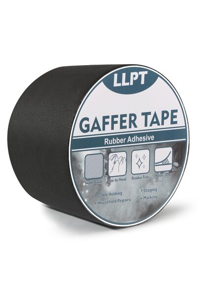 Generic Gaffers Tape Professional Grade Black 75 mm x 15 m Matte Non Reflecti...