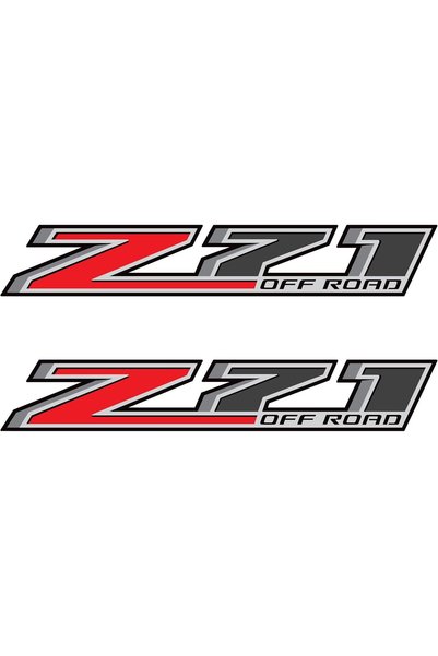 Generic ملصقات لشاحنات شيفروليه سيلفرادو Z71 للطرق الوعرة - F (2014-2017) جان...