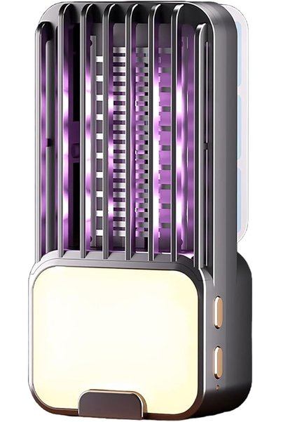 Andtooy مصيدة حشرات طائرة داخلية تعمل بالطاقة عبر USB، مصيدة لاصقة بالأشعة فو...