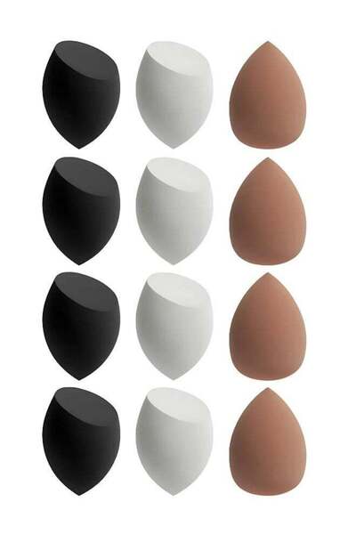 TRENZ 12-piece ultra-soft makeup sponge set