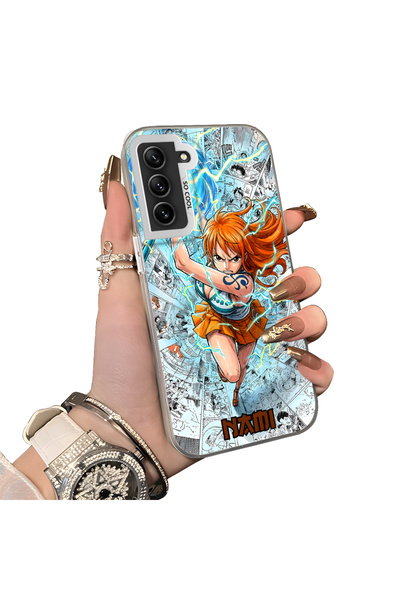 Hontinga Samsung Galaxy S21 FE Compatible Silicone Hard-Edge Back Case with "...