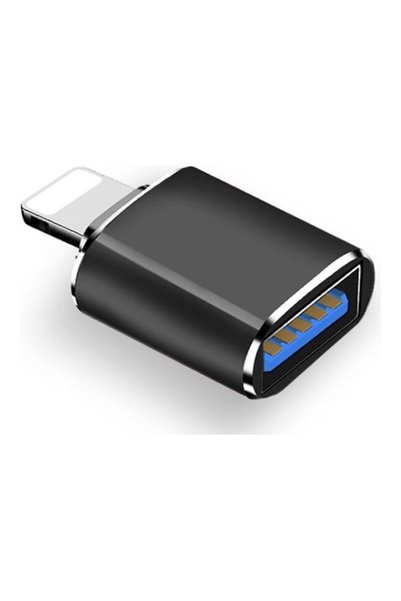 BLACK TIGER Apple iPhone Adapter Link With USB Port Black
