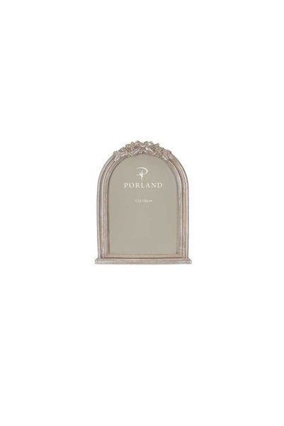Porland Πλαίσιο Jade από πολυρεσίνη σε χρώμα ασημί, 13x18 εκ.