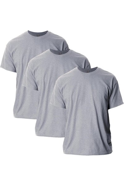 Generic mens Ultra Cotton T-shirt, Style G2000, Multipack T-Shirt (pack of 3)