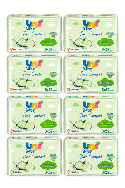 Uni Baby Pure Comfort Islak Havlu Salatalık Özlü 24x52