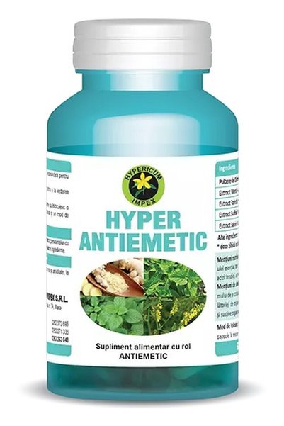 HYPERICUM Hyper Antiemetic Hypericum, supliment alimentar cu ghimbir si extra...