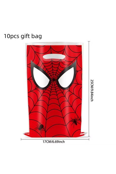 Hasbro other 10pcs gift bag Mask Spider Hero Birthday Party Supplies Tablewar...