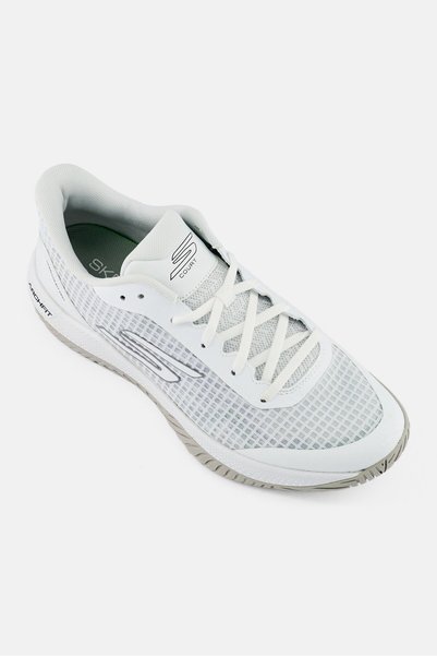 SKECHERS Men Viper Court Pro Lace Up Running Shoes, White
