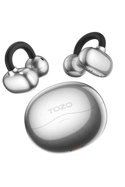 TOZO سماعات أذن لاسلكية OpenOrb بتصميم مفتوح، بلوتوث 5.3، تصميم مستقبلي، خفة ...