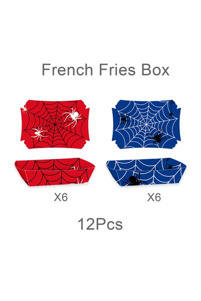 Hasbro other 12pcs french box Mask Spider Hero Birthday Party Supplies Tablew...