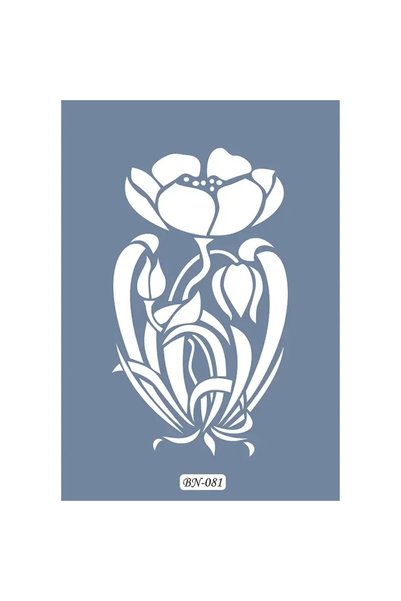Cadence Boya Flower Pattern BN81 25x35 BN Series Stencil