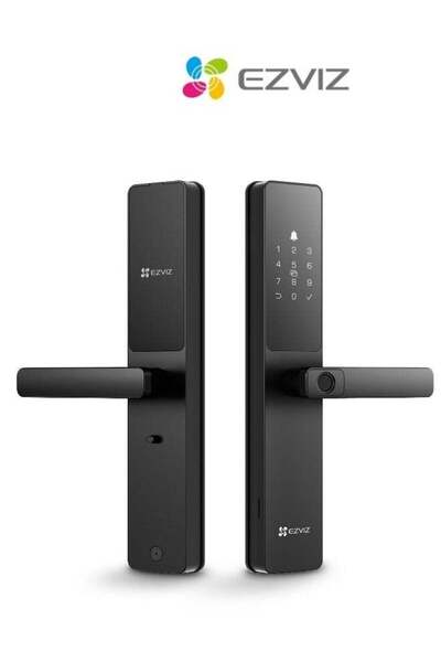 EZVIZ قفل ذكي Y2000، قفل باب ذكي متعدد الوظائف (7 في 1) مع خاصية الدخول بدون ...