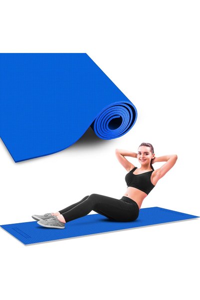 Generic YE4-1.2-BL Thick Premium Exercise Grey Colour 4 mm Yoga Mat