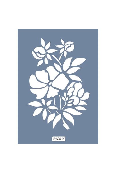 Cadence Boya Flower Pattern BN55 25x35 BN Series Stencil