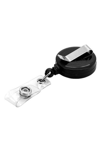 Roco ID Card Holder With Clip Black/Silver