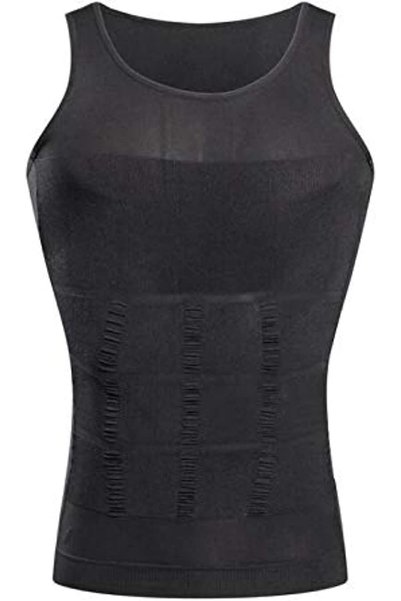 Generic Men's Slim Body Shaper Vest Tops Shirt Tummy Waist Underwear Beer Bel...