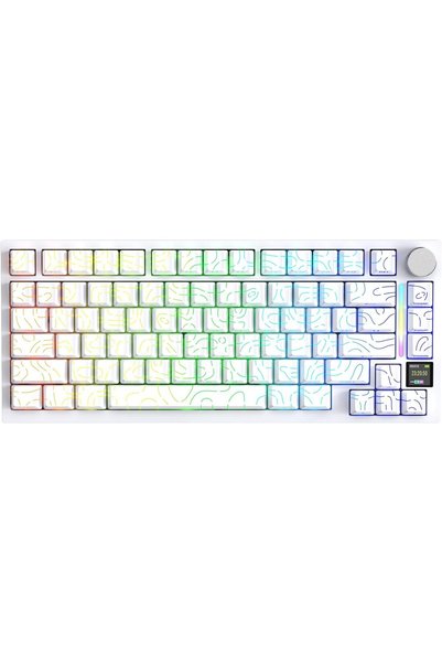 Attack Shark X820 Ultra Wireless Gaming Mechanical Keyboard with TFT Smart Di...