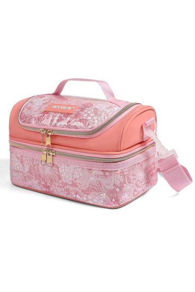 Skyidea Sky View Kids Lunch Bag-Double-Decker Cooler Insulated Lunch Box for ...