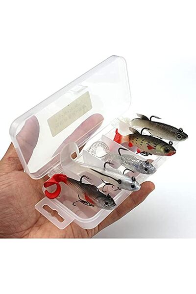 Generic 5Pcs Rubber Lead Fishing Lures Set - Multi Colors |   5 Piece Lead So...