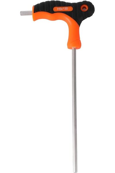 Generic T-Handle Hex Socket -H5 Orange- Corrosion-Resistant Double-Ended Scre...
