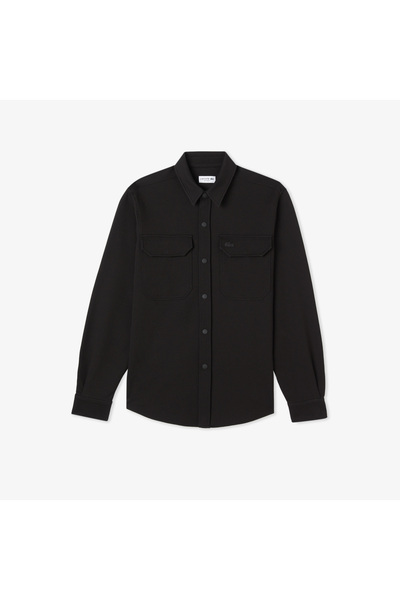 Lacoste Erkek Regular Fit Siyah Gömlek
