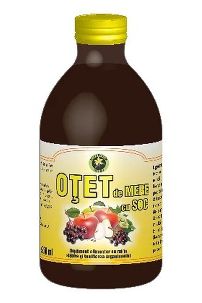 HYPERICUM Otet de mere cu soc Hypericum, otet de mere cu extract de fructe de...