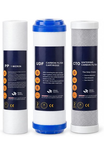 Generic 3 Stage Water Filter, Whole House Water Filtration, Sets of High Capa...