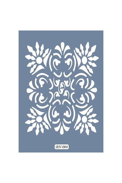 Cadence Boya Floral Print Model BN04 25x35 BN Series Stencil