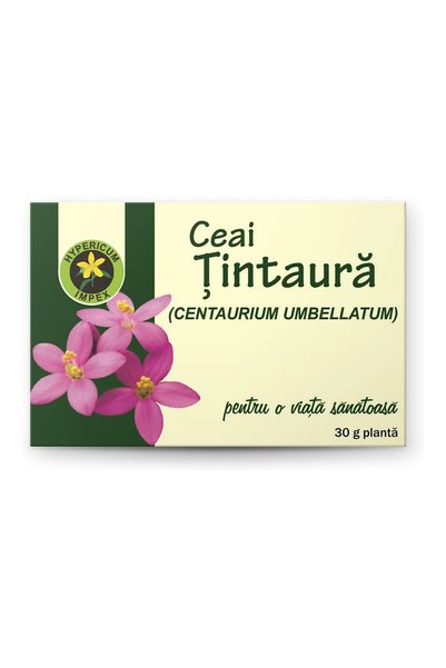 HYPERICUM Ceai Tintaura Hypericum, supliment alimentar din parti aeriene de t...