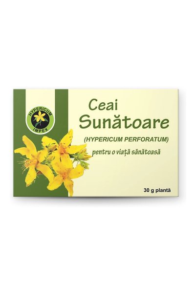 HYPERICUM Ceai Sunatoare Hypericum, supliment alimentar din sunatoare (Hyperi...
