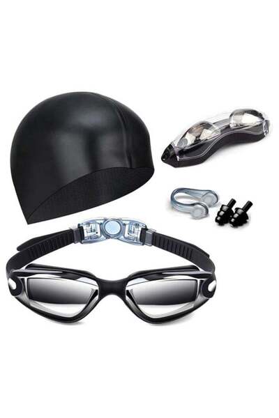 Fanski Swim Goggles Swimming Goggles No Leaking with Nose Clip, Earplugs, Swi...