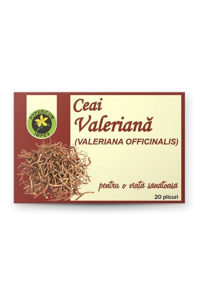 HYPERICUM Ceai Valeriana doze Hypericum, supliment alimentar din valeriana, 2...