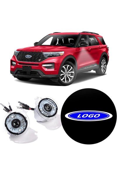 Generic 2PCS HD Side Mirror Puddle LED Lights, Never Fade Car Door Logo Proje...