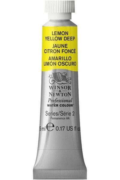 Generic Professional Water Colour Paint, 5ml tube, Lemon Yellow Deep