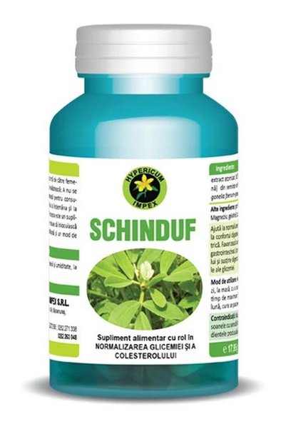 HYPERICUM Capsule Schinduf Hypericum, supliment alimentar cu extract de schin...